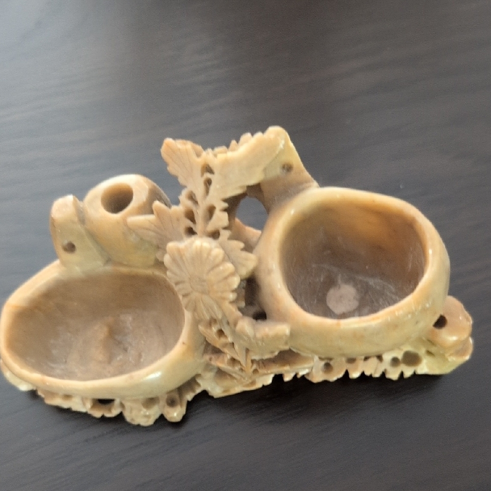 Carved Stone Floral Holder - Picture 6 of 10